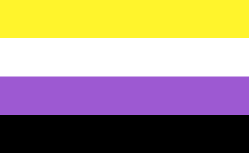 Gender non-binary Pride Flag